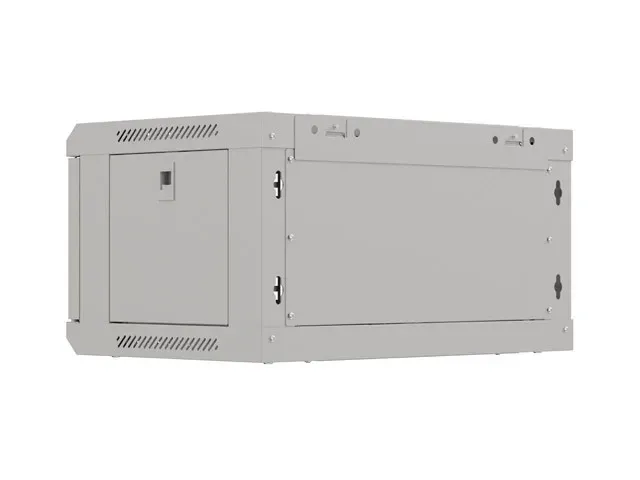 LANBERG RACKOVÁ SKŘÍŇ 19" NÁSTĚNNÁ 4U/540X350 (FLAT PACK) S PROSKLENÝMI DVEŘMI ŠEDÁ
