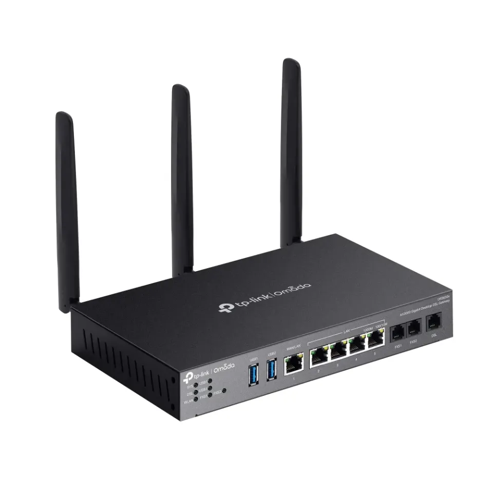TP-Link DR3650V Omada AX3000 Wi-Fi 6 Gigabit Desktop DSL Gateway
