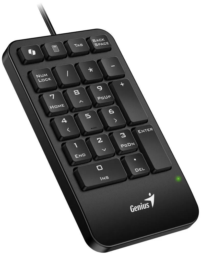 Genius NumPad 125, Klávesnice, numerická, drátová, slim design, Copilot klávesa,