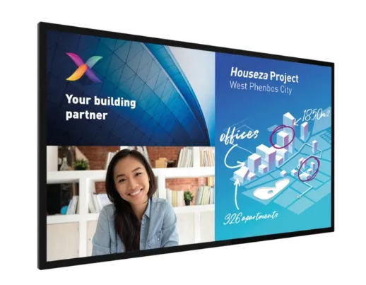 Philips LCD 75" C-Line, 18/7, UHD, touch, Wifi, E-LED, IPS, 350cd/m2, 8ms, 500