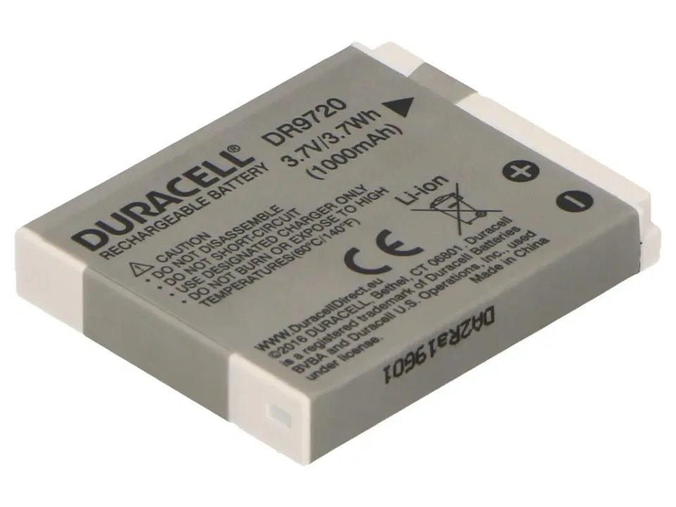 DURACELL Baterie - DR9720 pro Canon NB-6L, černá, 700 mAh, 3.7V