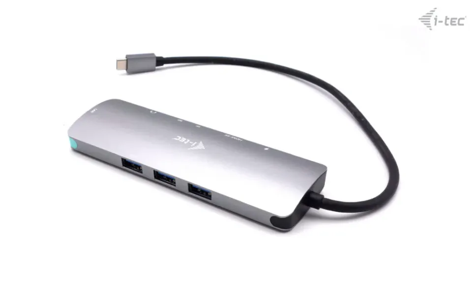 i-tec USB-C Metal Nano Docking Station 4K HDMI LAN with Power Delivery 100W + i-