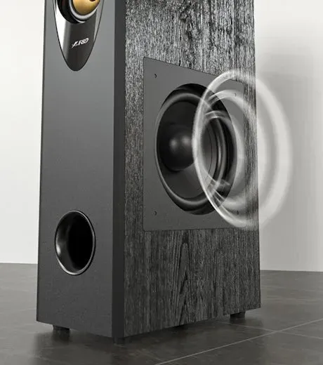 FENDA F&D repro T-60X Pro/ 2.0/ 120W/ černé/ dřevěné/ BT5.3/ NFC/ USB/ optický vstup/ dálkové ovládání/Karaoke