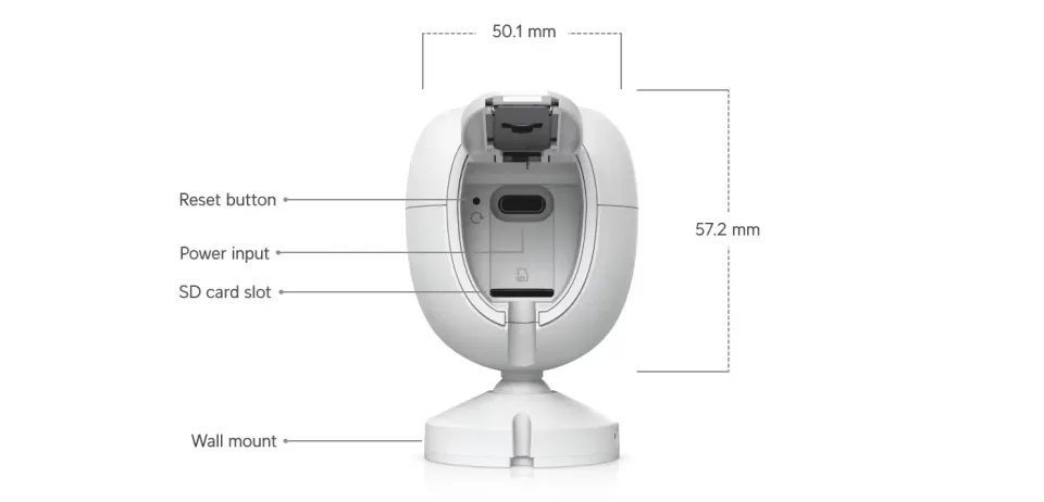 UBIQUITI AirVision kamera UVC-G6-INS-W G6 Instant - UniFi protect kamera, 8MP, bílá