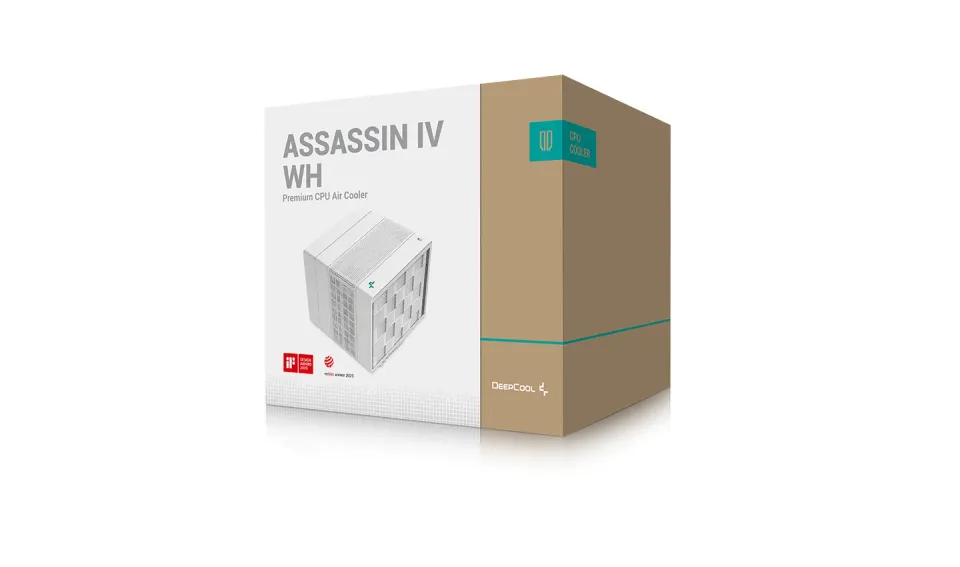 DEEPCOOL CPU Chladič ASSASSIN IV WH, 1x120mm, 1x140mm, LGA2066, AM5, bílá