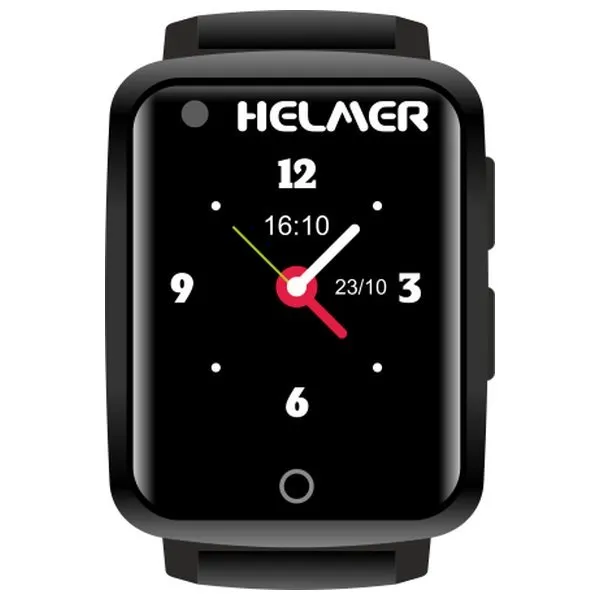 HELMER seniorské hodinky LK 716 s GPS lokátorem/ dot. disp./ snímač srdečního tepu/ nano SIM/ IP67/ 4G/ Andro...