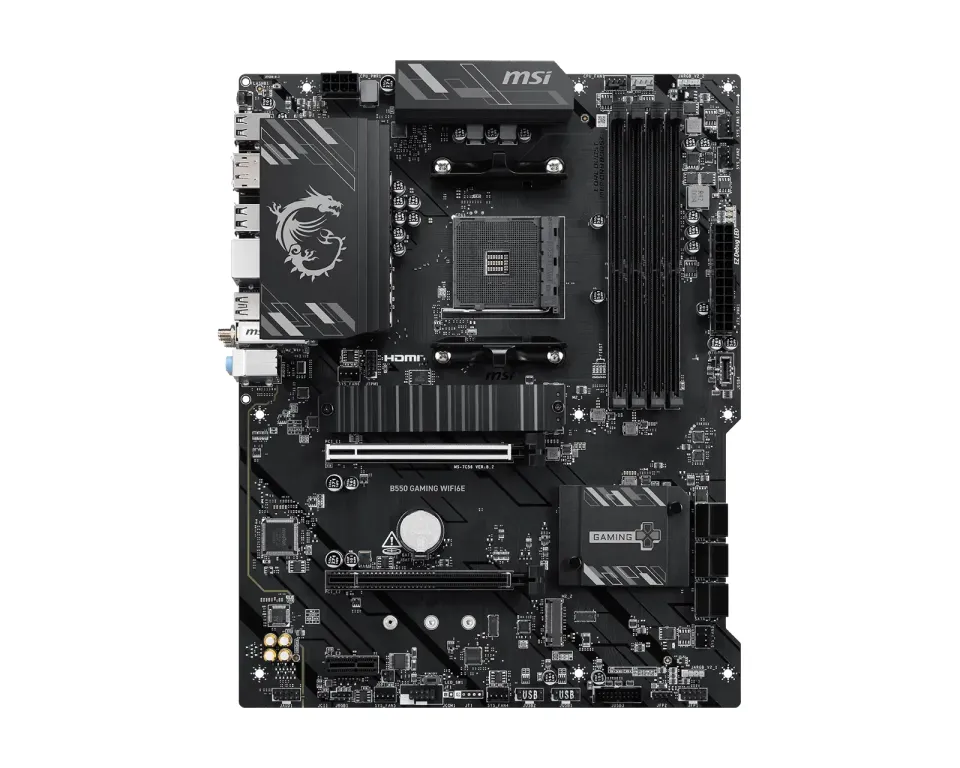 MSI MB Sc AM4 B550 GAMING WIFI6E, AMD B550, 4xDDR4, WiFi, 1xDP, 1xHDMI, ATX