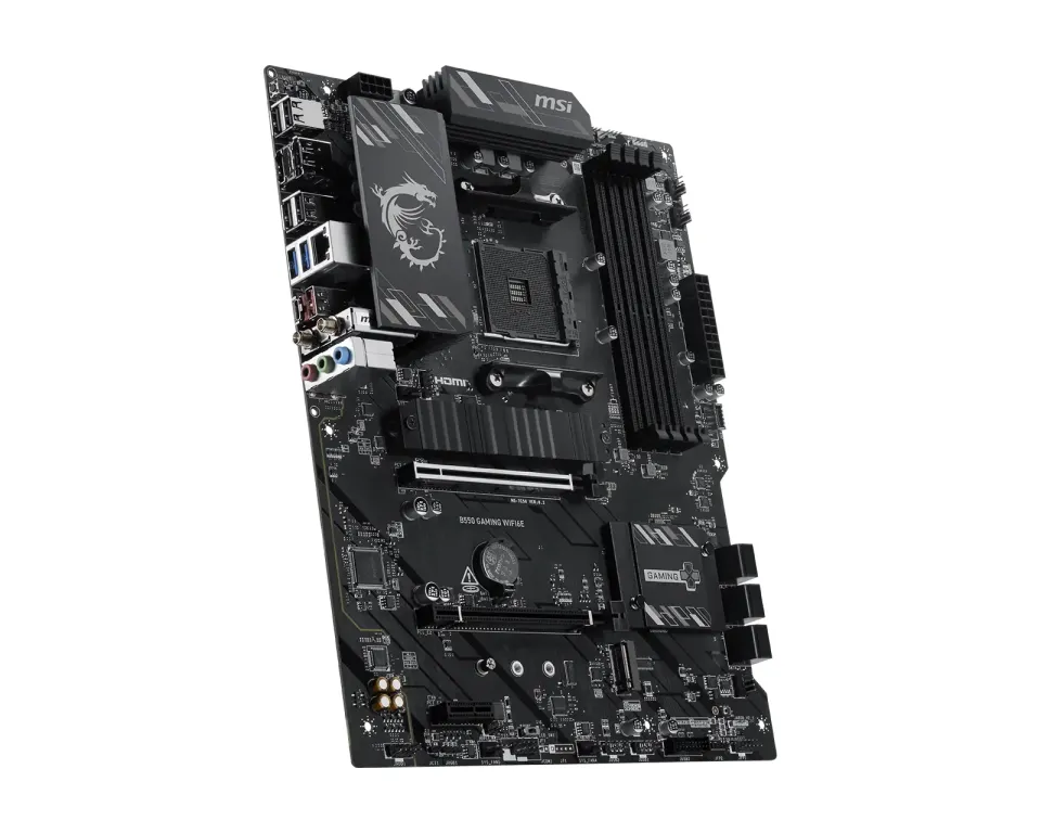 MSI MB Sc AM4 B550 GAMING WIFI6E, AMD B550, 4xDDR4, WiFi, 1xDP, 1xHDMI, ATX