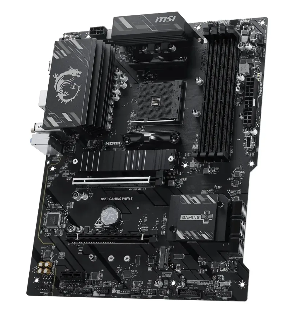 MSI MB Sc AM4 B550 GAMING WIFI6E, AMD B550, 4xDDR4, WiFi, 1xDP, 1xHDMI, ATX