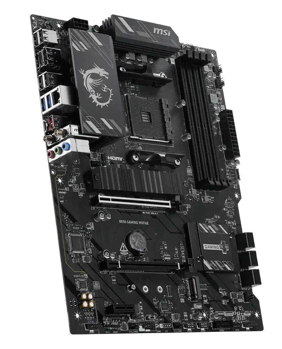 MSI MB Sc AM4 B550 GAMING WIFI6E, AMD B550, 4xDDR4, WiFi, 1xDP, 1xHDMI, ATX