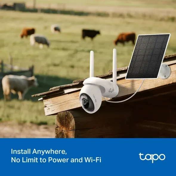 TP-Link Tapo C665G KIT Solárně napájená bezpečnostní kamera s otáčením/naklápění
