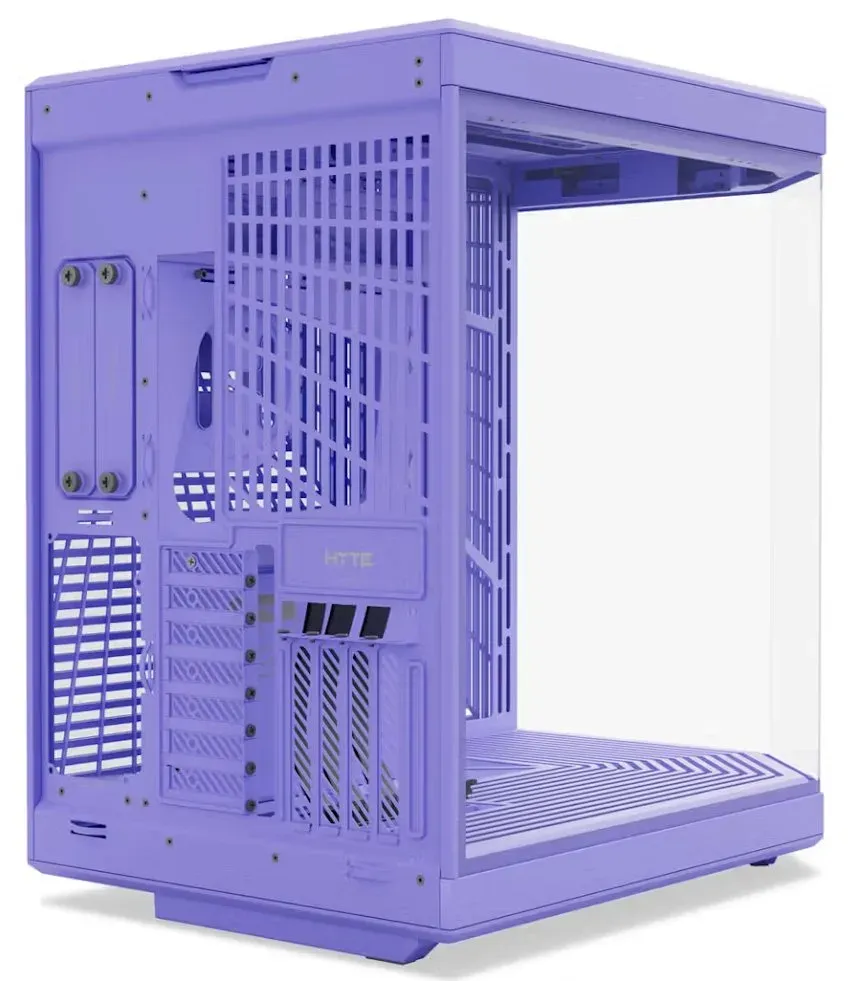HYTE skříň Y70 Taro Milk / levé a přední sklo / Riser PCIe 4.0 / bez zdroje / 1x USB-C / 2x USB-A