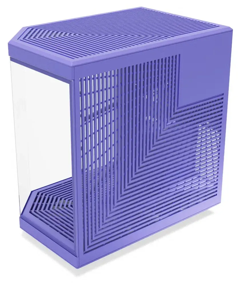 HYTE skříň Y70 Taro Milk / levé a přední sklo / Riser PCIe 4.0 / bez zdroje / 1x USB-C / 2x USB-A