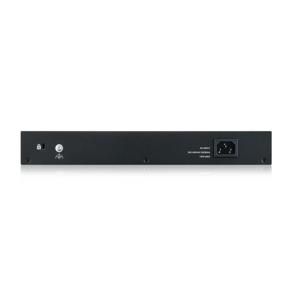 Zyxel GS1915-24E, 24-port GbE Smart hybrid mode Switch, standalone or NebulaFlex Cloud, rackmount, fanless