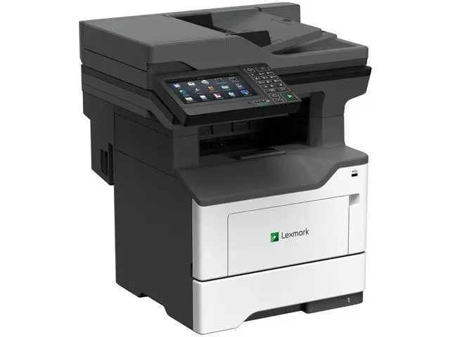 Lexmark MX622ade – černobílá laserová multifunkce A4 4 v 1 s faxem, 47 str./min, duplex, DADF, 7" dotykový displej