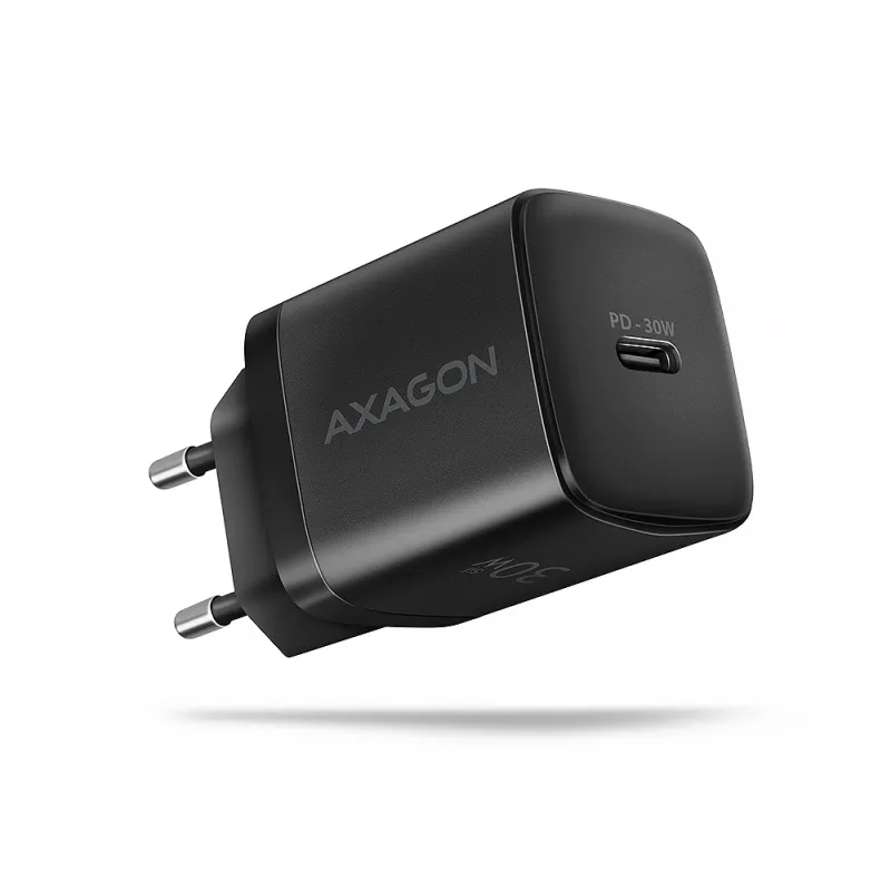 AXAGON ACU-PD30, Sil nabíječka do sítě 30W, 1x port USB-C, PD3.0/PPS/QC4+/SFC/AF