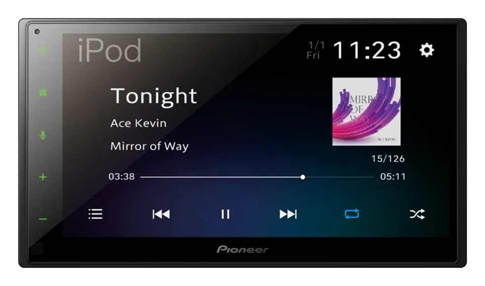 Pioneer SPH-DA150BT autorádio 2DIN, 6,8" LCD, CarPlay, Android Auto, Bluetooth