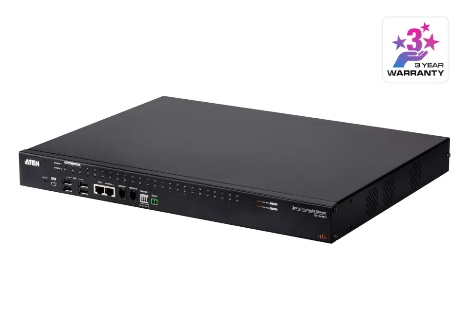 ATEN 48-Port Serial Console Server W/Dual Pow - SN1148CO-AX-G