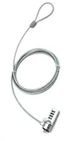 PREMIUMCORD Bezpečnostní zámek na NTB 1,8m Kensington Lock (4 místný kód, ocelové lanko)