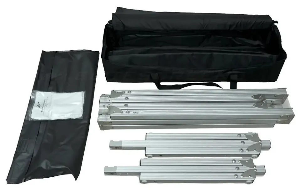 ELITE SCREENS plátno mobilní outdoor stativ 180" (457,2cm)/ 16:9/ 224×398,5cm/ hliníkový/ gain 1.1/ CineWhite
