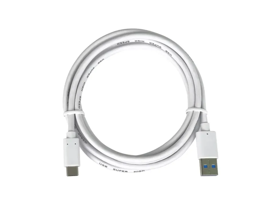 PremiumCord kabel USB-C - USB 3.0 A (USB 3.1 generation 2, 3A, 10Gbit/s) 1m bílá