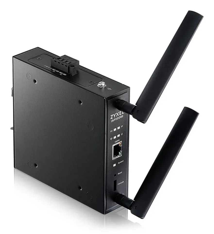 ZYXEL Zyxel IAP500BE, BE5000, Dual Radio 2x2 MU-MIMO, PoE+ (802.3at), Industrial AP, DIN Rail mounted Standalone/Nebula
