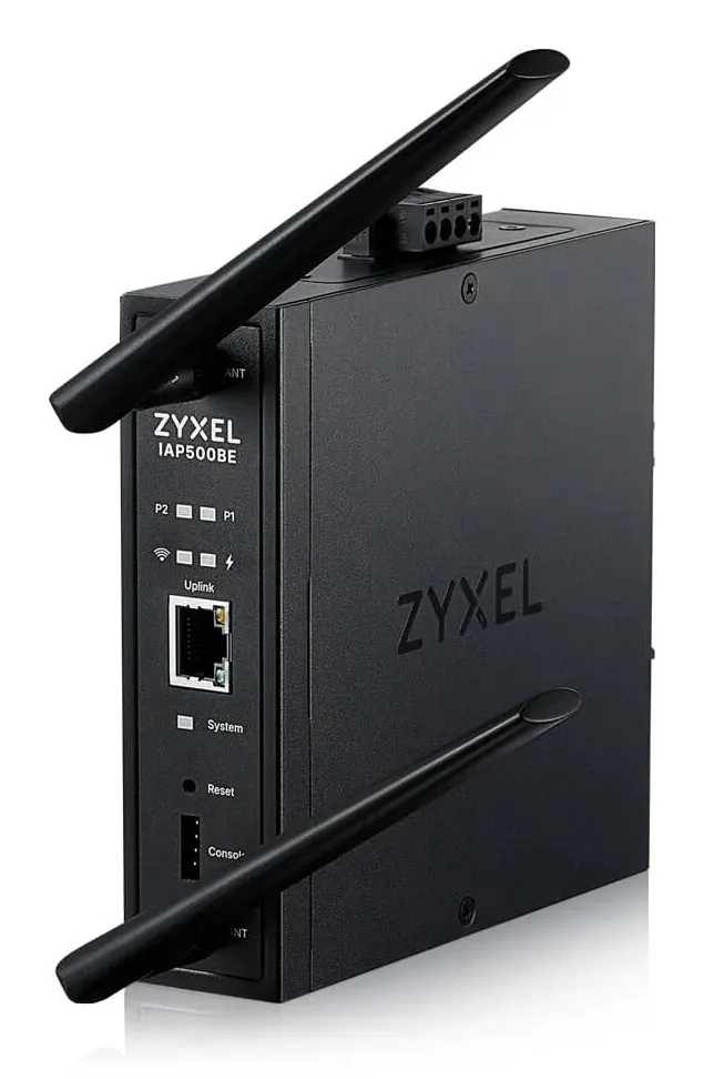 ZYXEL Zyxel IAP500BE, BE5000, Dual Radio 2x2 MU-MIMO, PoE+ (802.3at), Industrial AP, DIN Rail mounted Standalone/Nebula