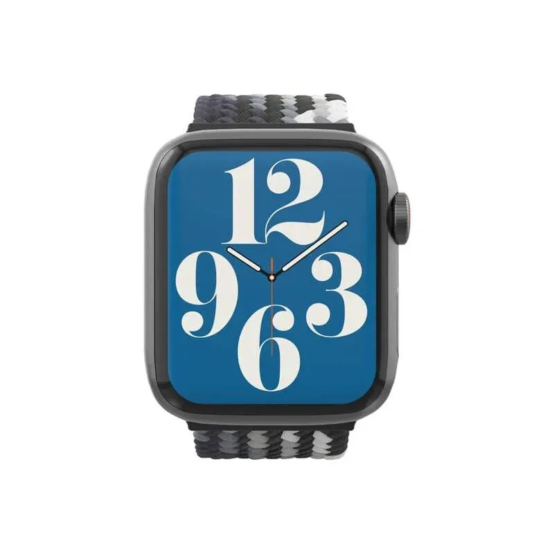 ZAGG GEAR4 Řemínek pro Apple Watch 41/40/38mm SM šedá/melír
