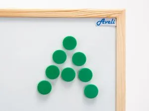 AVELI Set magnetů, zelená barva