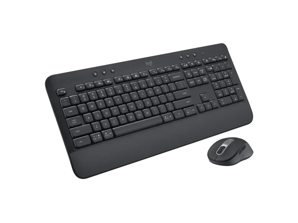 Logitech Set klávesnice a myš Signature MK650, CZ-SK, černá/šedá
