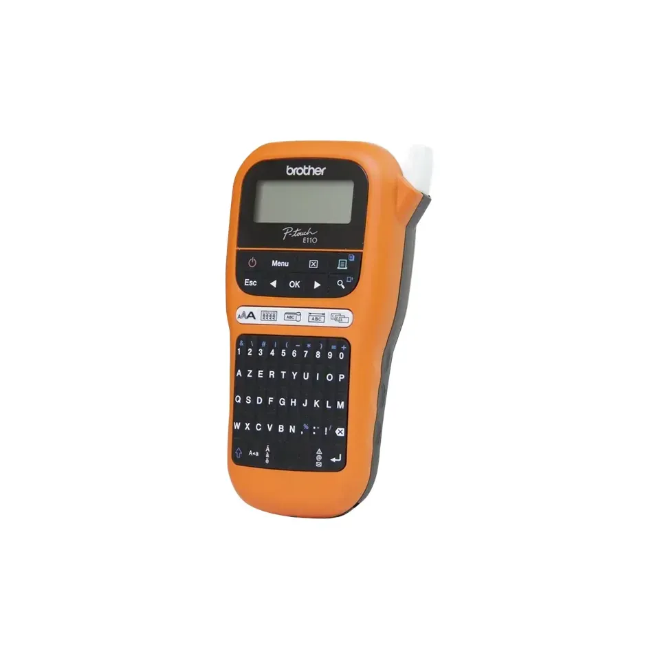 BROTHER tiskárna štítků PT-E110VP - 12mm, pásky TZe - popisovač - pro elektrikáře - s kufrem