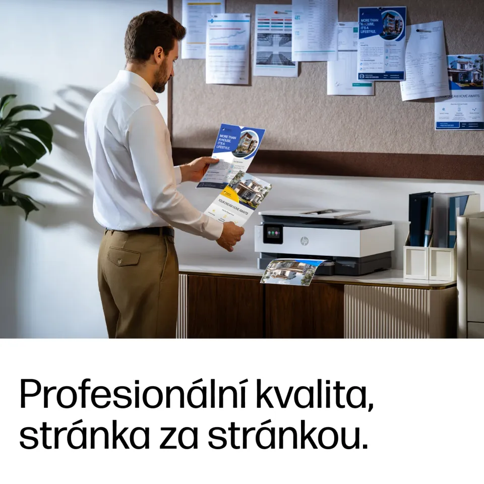 HP Officejet Pro 8132e (rozbalený) All-in-One A4+ USB+LAN RJ45+WIFI duplex, ADF (20/10 stran/min, multifunkce tiskárna/kopírka copy/scanner/fax MFP), Instant Ink, HP+