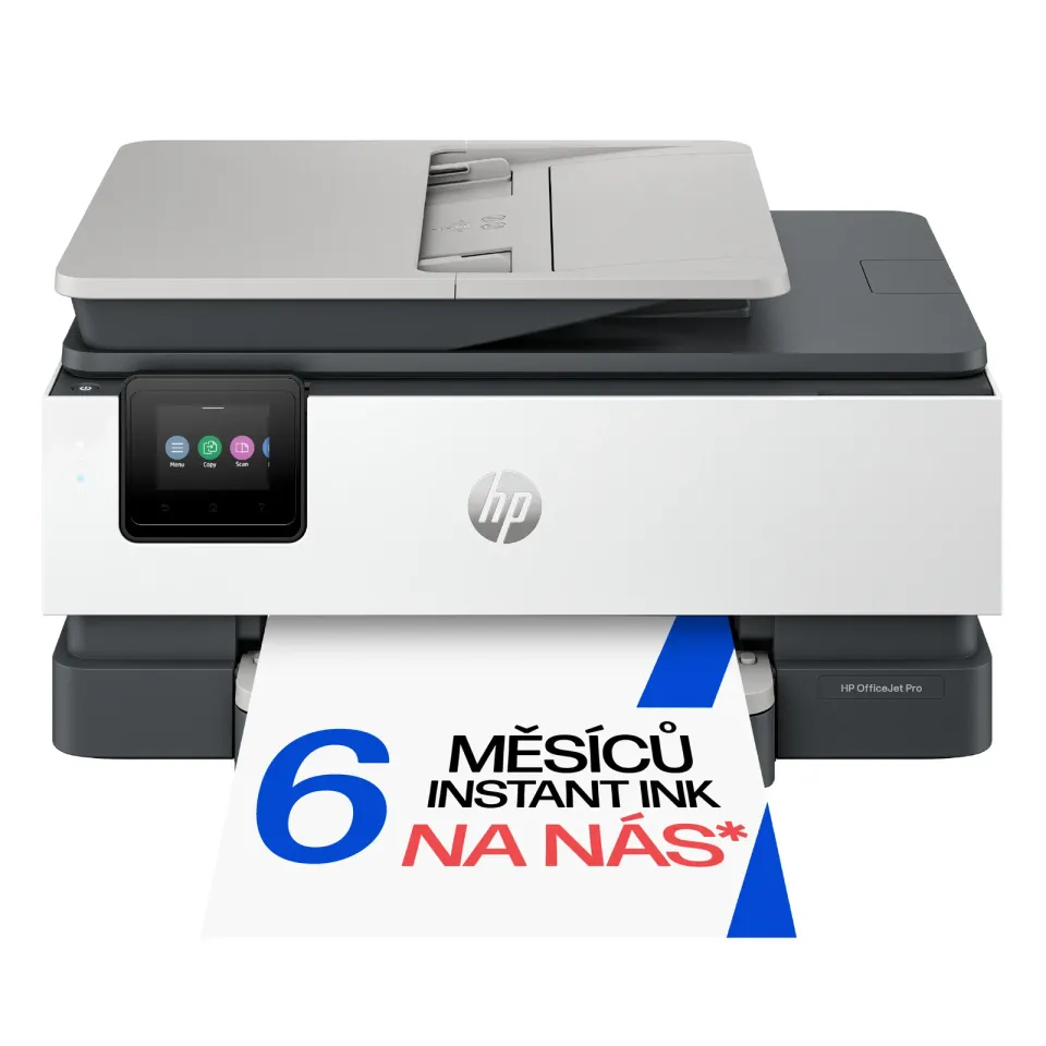 HP Officejet Pro 8132e (rozbalený) All-in-One A4+ USB+LAN RJ45+WIFI duplex, ADF (20/10 stran/min, multifunkce tiskárna/kopírka copy/scanner/fax MFP), Instant Ink, HP+