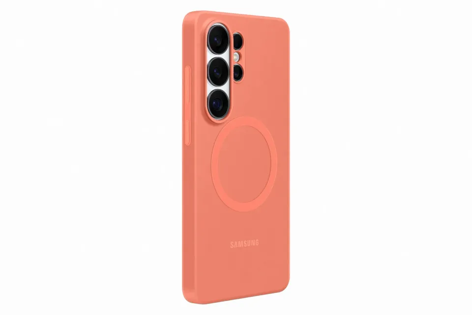 Samsung Silikonový kryt s magnetem S26 Ultra Coralred