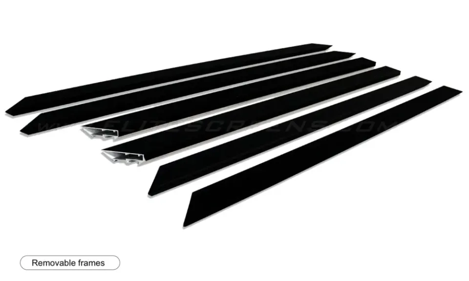 ELITE SCREENS plátno v pevném rámu 100" (254cm)/ 16:9/ 124,6×221,5cm/ CLR3/ bezrámové/ pro UST projektory