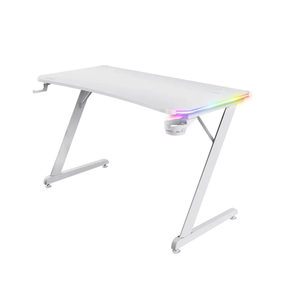 TRUST GXT709W LUMINUS RGB DESKGXT RGB DESK WHT