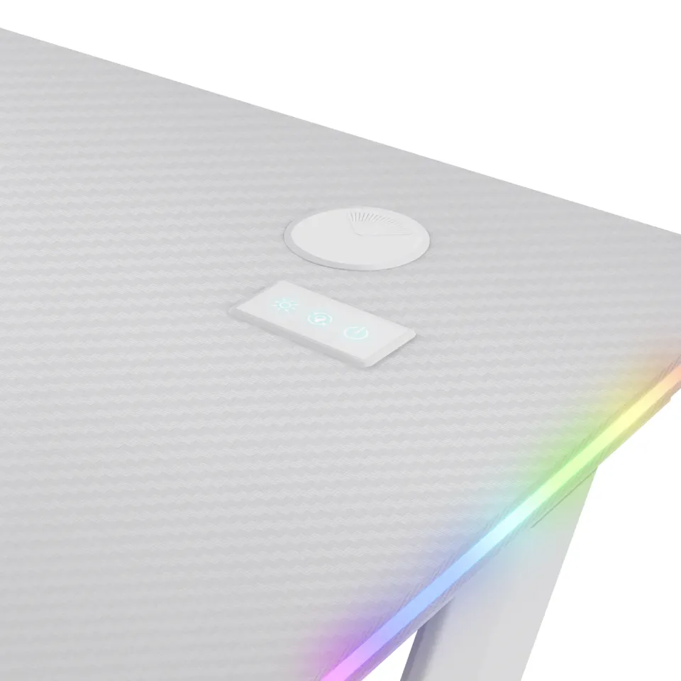 TRUST GXT709W LUMINUS RGB DESKGXT RGB DESK WHT