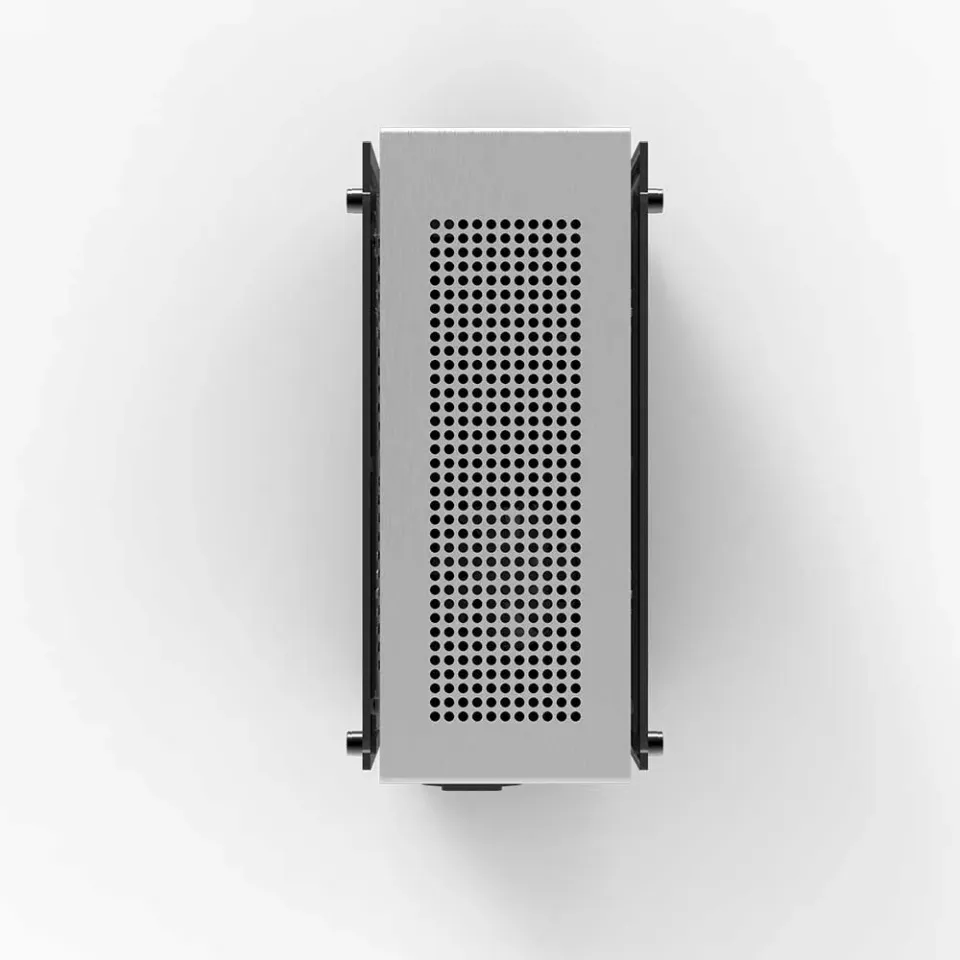 Zalman skříň M2 Mini / mini tower / ITX / 80 mm fan / USB 3.0 / USB 3.1 / riser card / prosklené bočnice / stříbrná