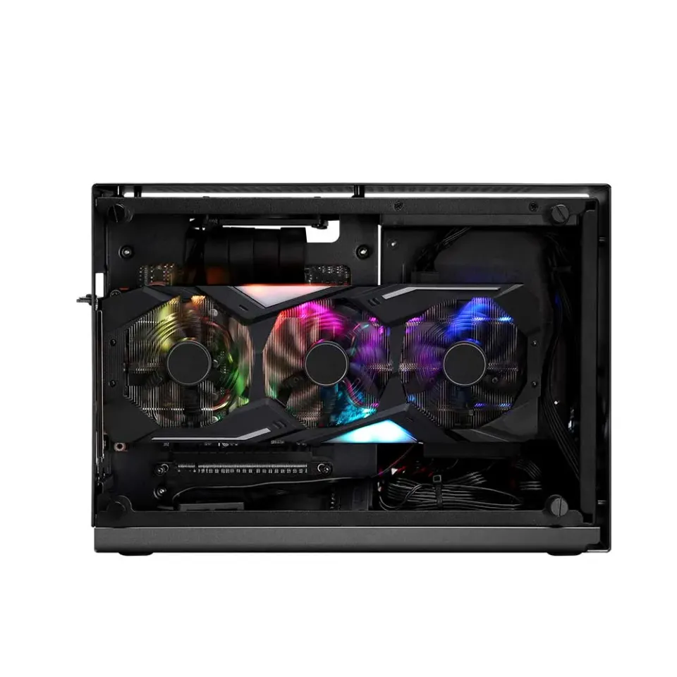 Zalman skříň M2 Mini / mini tower / ITX / 80 mm fan / USB 3.0 / USB 3.1 / riser card / prosklené bočnice / stříbrná