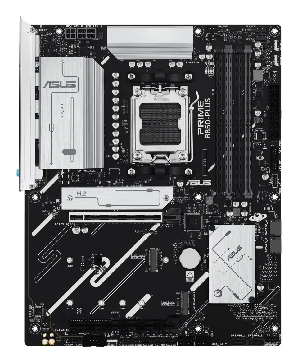 ASUS MB Sc AM5 PRIME B850-PLUS-CSM, AMD B850, 4xDDR5, 1xDP, 1xHDMI, ATX