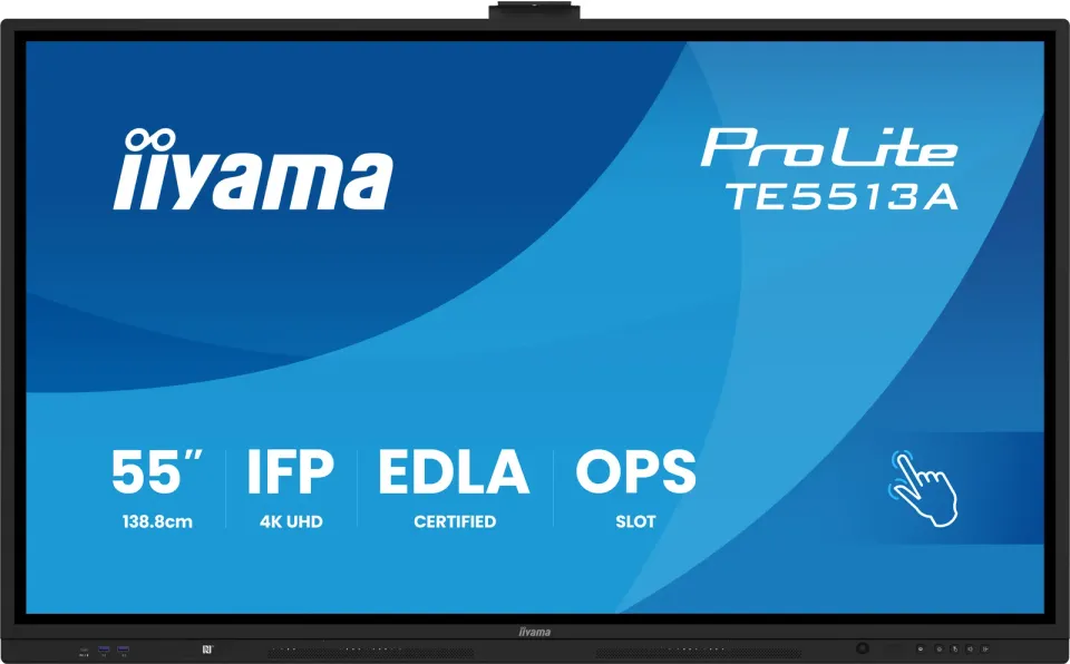 55" iiyama TE5513A-B3AG:IPS,4K,40P,EDLA