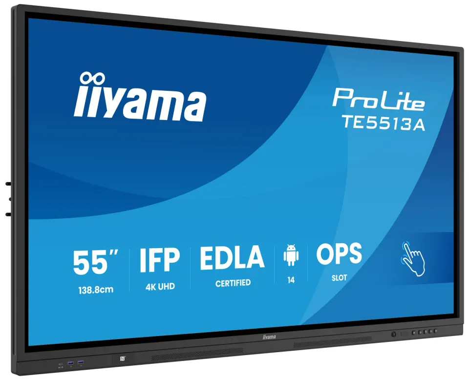 55" iiyama TE5513A-B3AG:IPS,4K,40P,EDLA