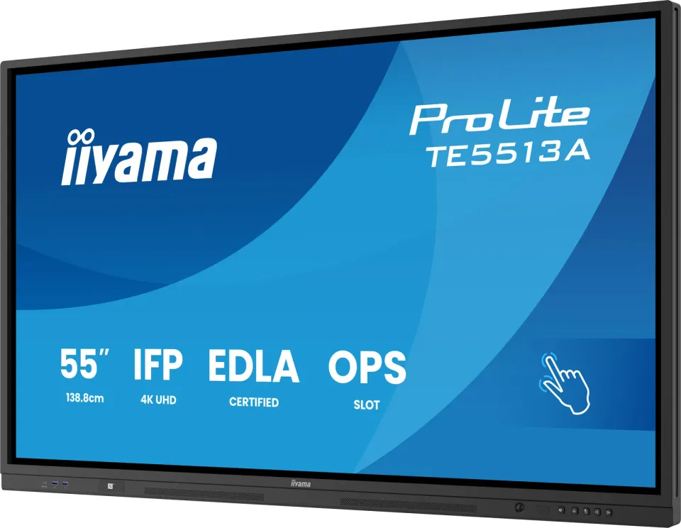 55" iiyama TE5513A-B3AG:IPS,4K,40P,EDLA