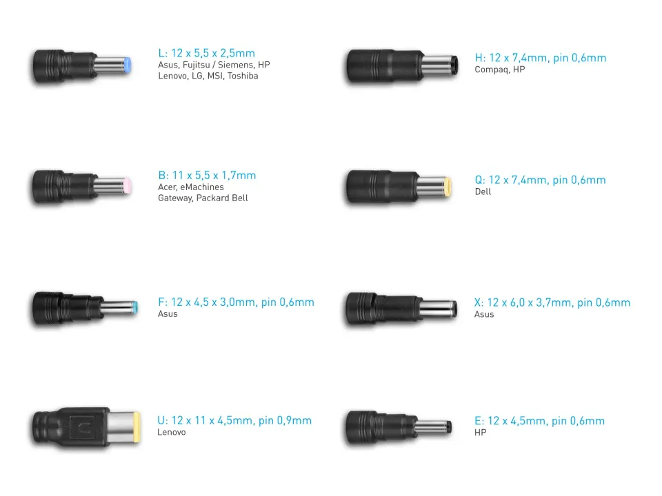 Avacom nabíjecí adaptér QuickTIP 150W - univerzální adaptér pro notebooky + 8 ko