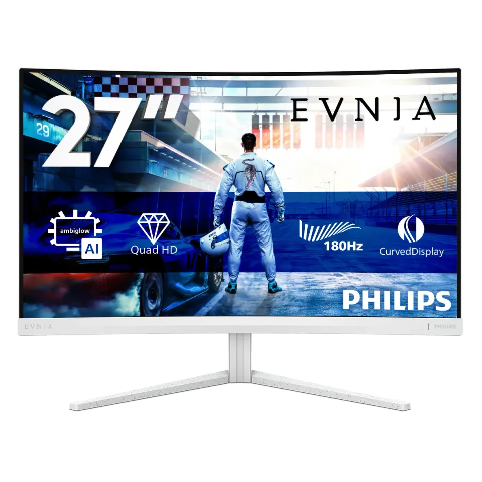 Philips Evnia/27M2C5501/26,5"/VA/QHD/180Hz/1ms/Bílá/3R