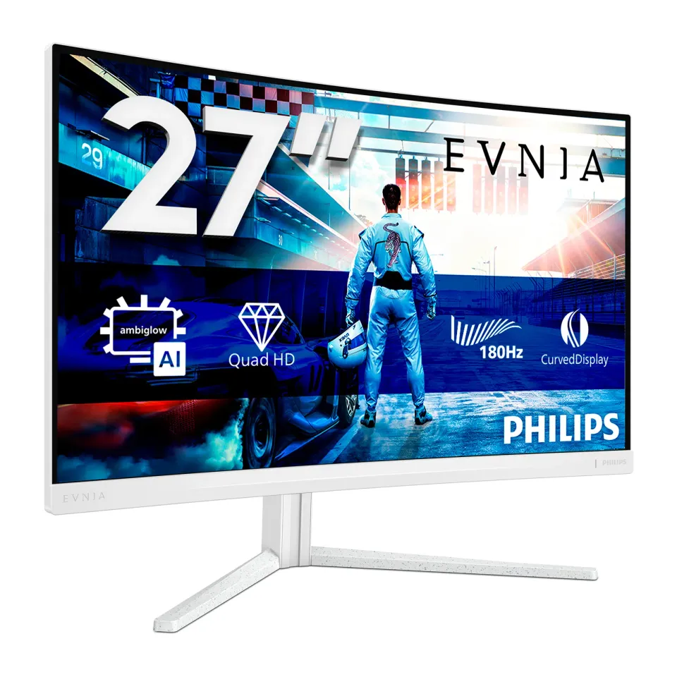 Philips Evnia/27M2C5501/26,5"/VA/QHD/180Hz/1ms/Bílá/3R