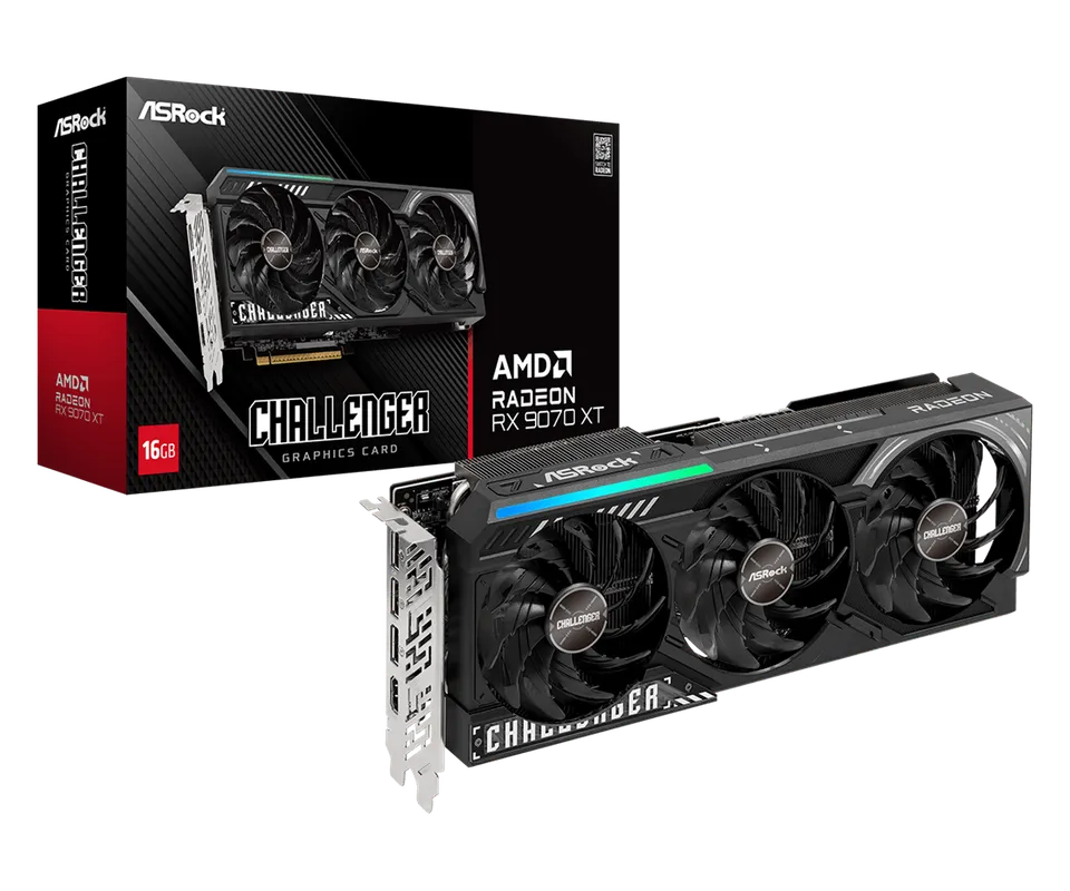 ASROCK Radeon RX 9070 XT CL 16GB