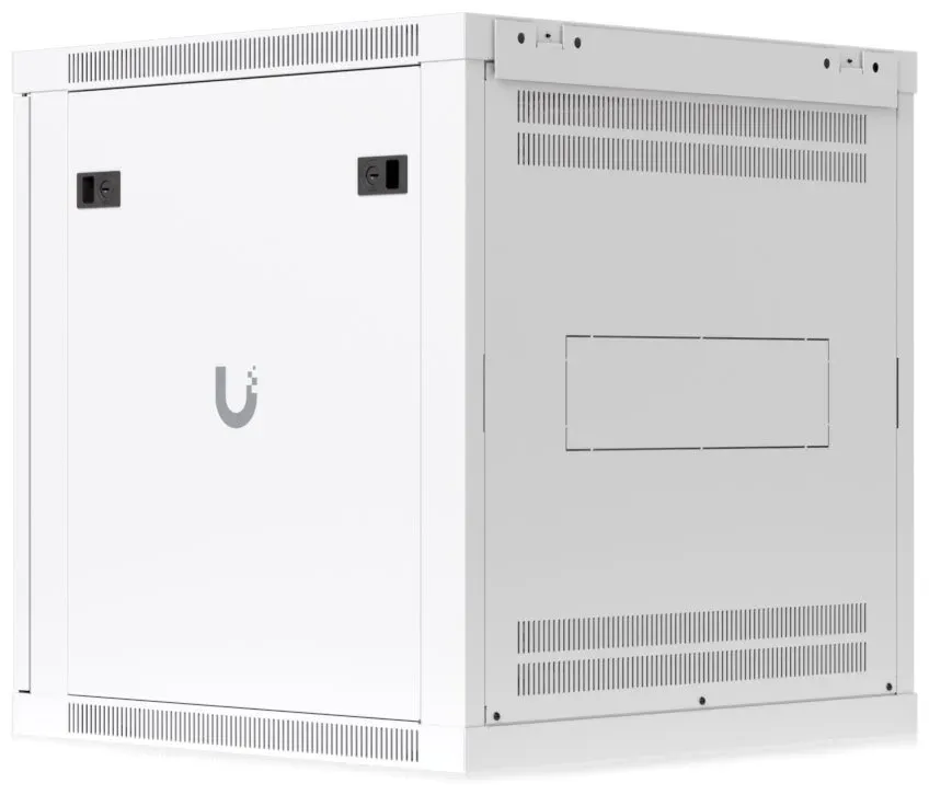 Ubiquiti UniFi 12U Rack Cabinet Wall 600 Glass - Nástěnný rozvaděč, výška 12U, ventilátory, prosklené dveře