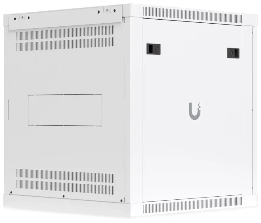 Ubiquiti UniFi 12U Rack Cabinet Wall 600 Glass - Nástěnný rozvaděč, výška 12U, ventilátory, prosklené dveře