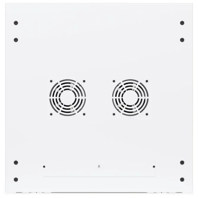 Ubiquiti UniFi 12U Rack Cabinet Wall 600 Glass - Nástěnný rozvaděč, výška 12U, ventilátory, prosklené dveře